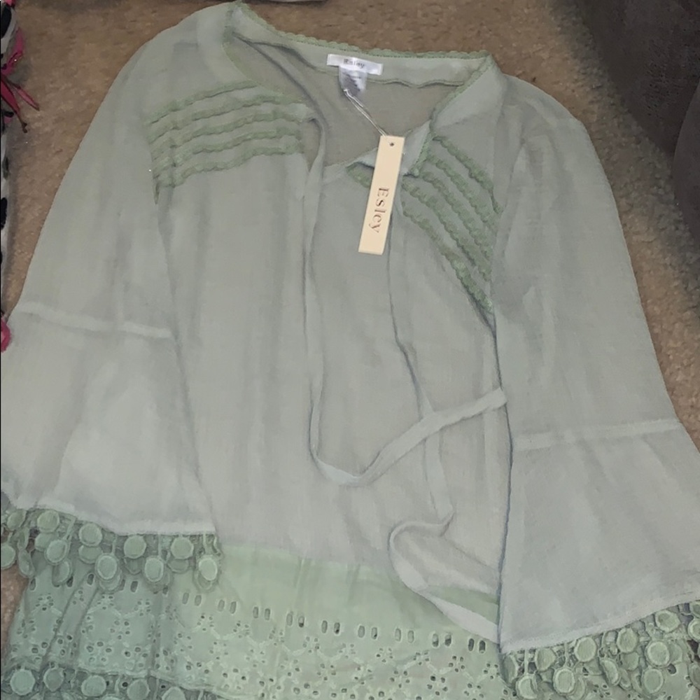 Green shirt